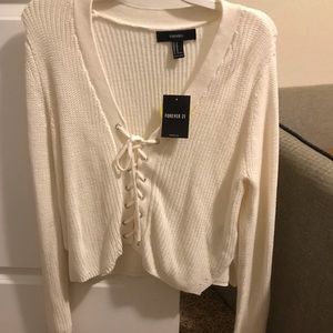 Forever21 crop sweater top